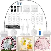 Balloon Arch Kit for Kids,9ft Tall & 10ft Wide Adjustable Balloon Arch Stand Set with Water Base, Balloon Pump,2 Pcs Table Stand for Wedding Birthday Baby Shower Party Supplies Decorations