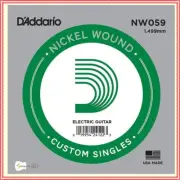.059 Gauge Nickel Wound Electric Guitar Single String D'Addario NW059