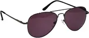 The Reading Glasses Company Gun Metal Grey Sun Readers Metal Frame UV400 Mens Womens S8-7 +2.50