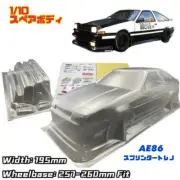 Tamiya Toyota AE86 1/10 Sticker Wheelbase 257mm TT-01 TT-02 yd-2 Initial d
