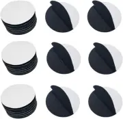 30 Pairs Two Sided Sticky Back Fastener, Upgraded Hook and Loop Tape, Diameter