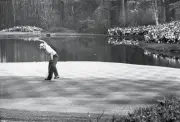 Golf The Masters Jack Nicklaus victorious during Friday play at Au- Old Photo