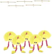 NAMOARLY 5pcs String Puppets Pull String Marionette Boys and Girls' Interactive Playset