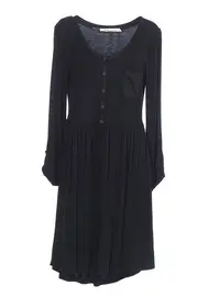 Snap Front Dress--LAV-50187
