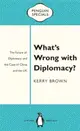 What's Wrong With Diplomacy? ― The Future of Diplomacy and the Case of China and the Uk