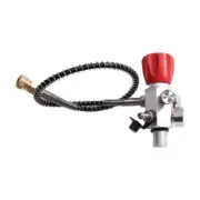 M18X1.5 PCP Tank Dual Gauge Charging Valve Air Filling Station Refill Adapt T4T8