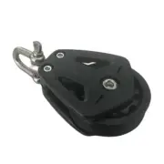 High Load Sheave Universal- Single Pulley Swivel Shackle Sailboat8467