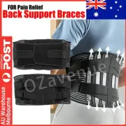 Posture Orthosis Lumbar Brace Waist Belt Trimmer for Lower Back Pain Support TR