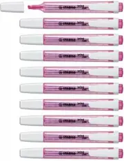 Highlighter - STABILO swing cool Box of 10 Pink