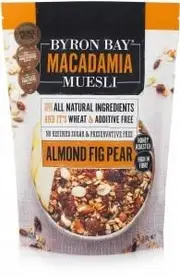 Byron Bay Macadamia Muesli Almond Fig & Pear 450g