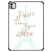 iPad Pro 11-inch (M4) iPad Impact Case I LOVE PARIS