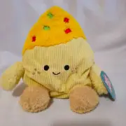 NWT Bum Bumz Funday Bumz 7.5" Bean Bag Plush Tory The Tortilla Chip Toy Bumbumz