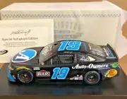 Martin Truex Jr. #19 Auto Owners Insurance Throwback 2021 Camry AUTOGRAPHED 1:24