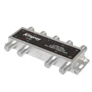 1pcs 2400MHz Kingray Professional Digital TV Splitter 8W F-type P/Pass All Ports