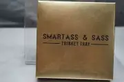 Smart Ass & Sass Trinket Tray Storage "Throw Glitter in Todays Face" in Box