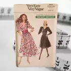 Very Easy Very Vogue 7471 Pattern 12 14 16 Dress Uncut Vintage 1989