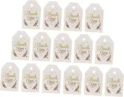 OSALADI 100Pcs Thank You Tags for Candy Cases Sturdy Labels for Wedding Favours Lightweight and Decorate Tags for and Packaging
