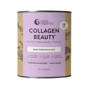 Nutra Organics Collagen Beauty Bioactive Collagen Peptides + Vitamin C Blueberry Wildflower 225g