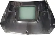 Compatible For Benz W205 S205 C205 C63 Tuning 2015-2018 Transparent Carbon Fiber/FRP/Forged Engine Cover Bonnet Hood(Forged Carbon)