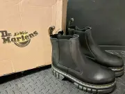 Dr Martens Audrick Black Leather Platform Chelsea Boot Women's Size US 7 / EU 38
