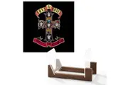 Guns & Roses Appetite For Destruction - Vinyl Album & Crosley Record Storage Display Stand