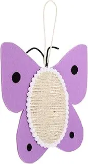 FUTUREORYY Butterfly Cat Scratcher Reusable Scratch Pad for Kittens Interactive Plaything with Hanging Rope Furniture from Scratching for Indoor Cats