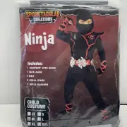 Spooktacular Creations Boys Ninja Deluxe Costume for Kids Medium