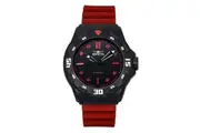 Invicta Coalition Forces Silicon Strap Black Dial Quartz 46393 100M Men's Watch