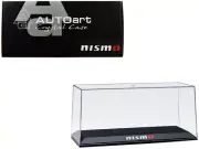 Autoart Collectible Display Show Case W/Black Base "Nismo" For 1/18 Scale 90049