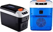 Portable Mini Fridge, Compact Car Refrigerator 10L Small Refrigerator 12V 24VCar Home Dual-use Refrigerator Outdoor Camping Refrigerator Portable Cooler Skin Care Fridge Portable Car Fridge for Travel