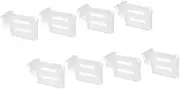 [Gadpiparty] 8Pcs Expandable Refrigerator Dividers Convenient Freezer Separators for Organized Storage Easy Clip Design for Food and Seasonings for Side Door Use