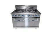 8 Burner With Oven W1219 X D790 X H1165 Cookrite Ato-8b-f-ng