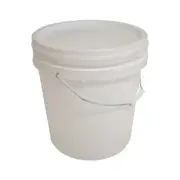 Pail Bucket Plastic with Lid Food Grade Storage Containers 10L X10pcs Heavy Duty