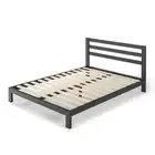 Zinus Queen Modern Studio Black Metal Platform Bed Frame