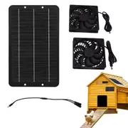 10W 12V Solar Panel Exhaust Fans for Pets Eco-Friendly Ventilation System