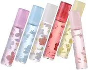 PACKOVE 6Pcs Moisturizing Lip Oil Gloss Pack for Women Hydrating Non Sticky Lip Care Supplies for Daily Use Go Hydration