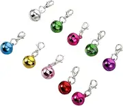 Yardwe 10pcs Pet Collar Bell Walking Dog Colored For Cats Pets Pet Bells with Cute Collars Large Accessory Tiny Charms Cat Bells and Indoor Jingle Tags Harness Bell for Cat Collar Metal