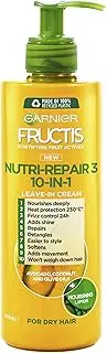 Garnier Fructis Nutri-Repair 10 in 1 Oil, Leave-in Cream For Dry Hair, 400ml