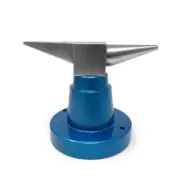 Jewellers Horn Anvil on Round Base Triangular and Rounded Double Ended Tool