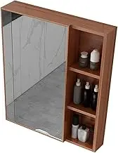 Mirror Cabinet with Storage for Bathroom, Wall-Mounted Storage Cabinet, Wall-Mounted Item Holder for Bedroom, HD Makeup Mirror, Wall Cabinet, Bathroom Wall Mirror