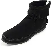 Minnetonka Women's Back Zipper Bootie - Hardsole