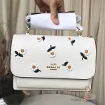 蔻馳 READY TAS COACH KLARE 雛菊刺繡花朵斜挎包 C2858