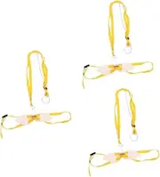 Minkissy 3pcs Pet Rope Long Leash Lizard Reptiles Harness Traction Rope Pulling Straps
