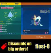 6IV Shiny Cresselia Pokemon Scarlet and Violet