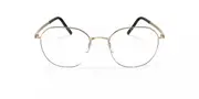 Silhouette Dynamic Dawn 5585/75 7530 Men's Glasses Gold Size 49 - Private Health Rebate - Blue Light Block Available