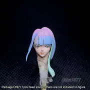 Premium 1/18 Cyberpunk Lucy Female Head Sculpt Soldier Head For 3.75" Figure