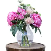 36cm Peony & Rose Mixed Arrangement Artificial Flower Plant Home Decor