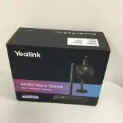 Yealink WH62 Mono Teams, DECT Wireless Headset, Single Ear Office Headset, New!