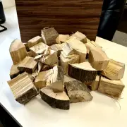 Seasoned Hickory Wood for BBQ Smoking