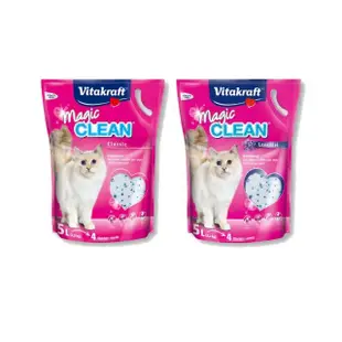 【德國Vitakraft】VITA Magic clean神奇抗菌水晶貓砂 5L/2.2kg*2包組(貓砂)